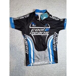 Safety Smart Wear Cycling Jersey Top Women M Short Sleeve Full-Zip Fast Dry